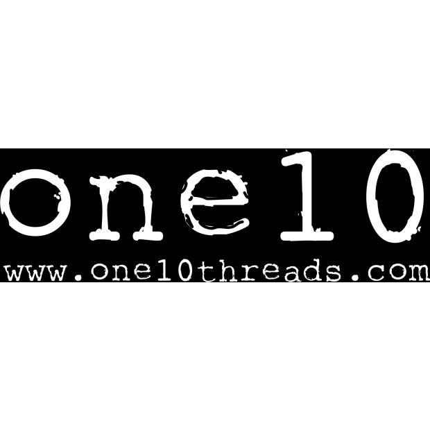 One 10 Threads Rectangle Sticker
