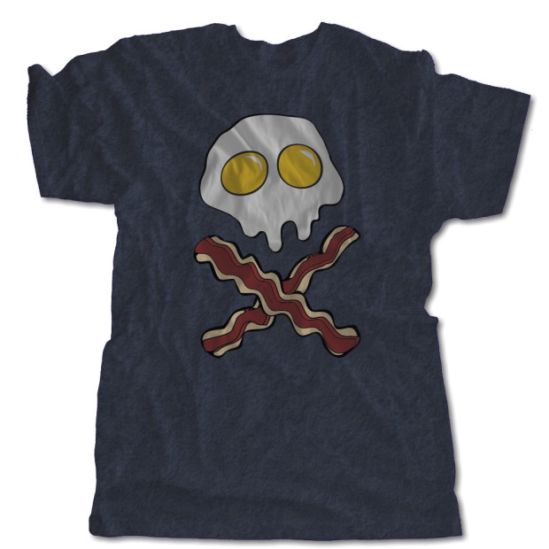 Skully Side Eggs and Cross Bacon T-Shirt Skully Side Eggs and Cross Bacon T-Shirt