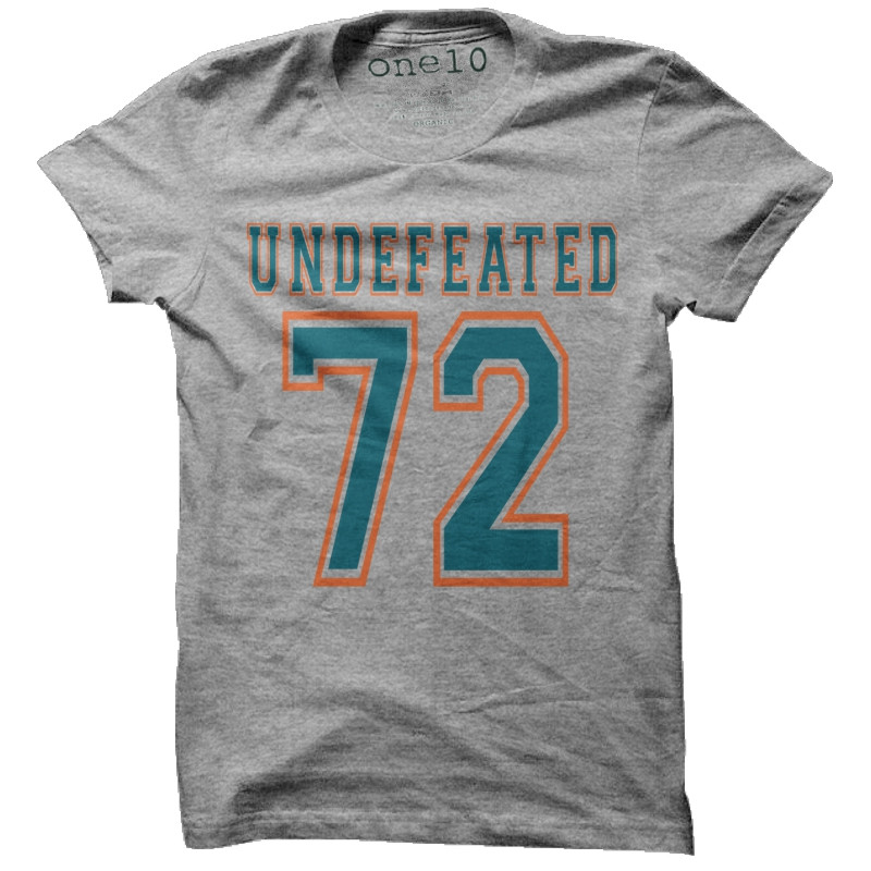 undefeated 72 dolphins shirt