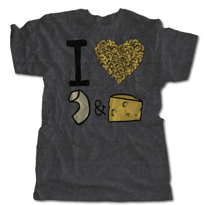 I Heart Mac and Cheese T-Shirt