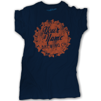 Custom Name Bottle Cap Brewery T-Shirt
