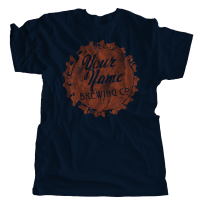 Custom Name Bottle Cap Brewery T-Shirt