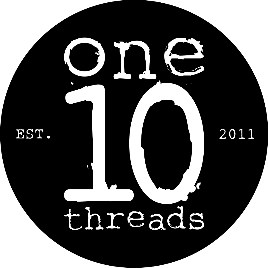 One 10 Threads Round Sticker